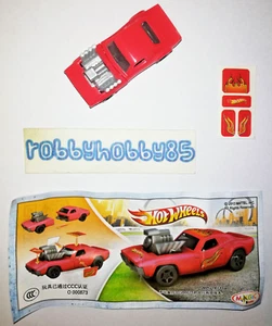 TR130 RODGER DODGER + BPZ VARIANTE CINA SORPRESINE KINDER JOY 2013/14 HOT WHEELS - Picture 1 of 1
