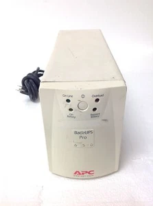 APC Back-UPS PRO 650 BP650S 6 Outlets Uninterruptible Power Supply w/Cables - Picture 1 of 8