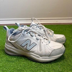 New Balance Damen 608 Freizeit Training Sportschuhe, weiß/hellblau Gr. 7 - Bild 1 von 8