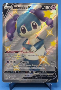 Indeedee V SV114/SV122 Pokémon TCG 2021 Shiny Vault Shiny Rare Holo Near Mint - Picture 1 of 3