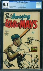 Amazing Willie Mays #nn CGC 5.5 Famous Funnies 1954 Easter Color comic N12 cm au - Picture 1 of 1