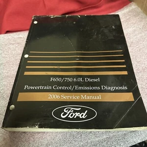 2006 Ford F650 750 6.0 L Diesel Powertrain Emissions Service Manual - Picture 1 of 6
