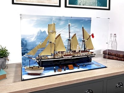 BRIXBOX Display case LEGO® Icons The Endurance 10335 Shackleton's Lifeboat 40729 - Image 1 of 4