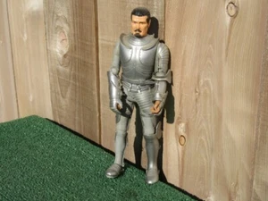 Vintage Louis Marx Sir Stuart Silver Noble Knight 12" Action Figure w/ Armor - Picture 1 of 7