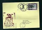 Kuwait Paquebot Abdeckung Briefmarke Storniert Auf Uss Marineblau Raleigh