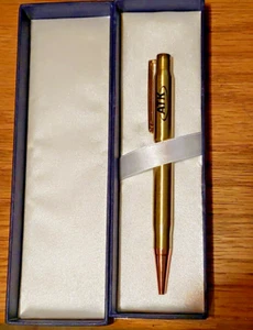 ATK Bullet Shaped Brass Pen Heavy Duty in the Box - Picture 1 of 5