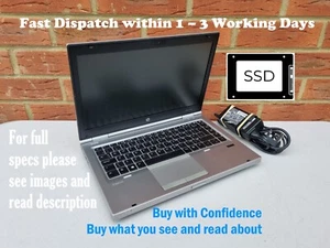 SuperFast Powerful HP EliteBook 8470p 14” inch HD, 1TB SSD, 12 GB RAM, Core i5 - Picture 1 of 23