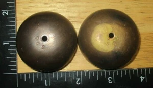 ONE PAIR VINTAGE 54B Brass Ringer Bells 1 7/8" for Telephone or Crafts  - Picture 1 of 5