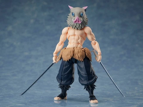 Aniplex Buzzmod. Action Figure Demon Slayer Kimetsu No Yaiba Inosuke Hashibira Cover