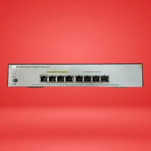 HPE OfficeConnect 1920S 8-Port Gigabit PoE+ Switch JL383A 65W Tested - Picture 1 of 6
