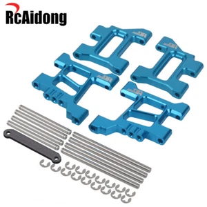 Brazos traseros delanteros de aluminio para Tamiya WR02 Wild Willy 2 TL-01 TL01 Hop Ups piezas - Imagen 1 de 4
