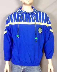 vintage 80s 90s Gitano NWT NOS Deadstock Aquatic Mission Nylon Jacket 1/4 Zip S - Picture 1 of 5