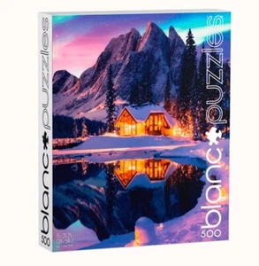NEW Buffalo Games Blanc Puzzles Northern Lights Woods 500 Pieces FB1-030922 - Picture 1 of 9