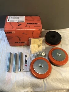 Sunnex 10002 Support machine #2 orange/galvanisé, 3 pièces, 1 manque, fabriqué en Suède - Photo 1/11