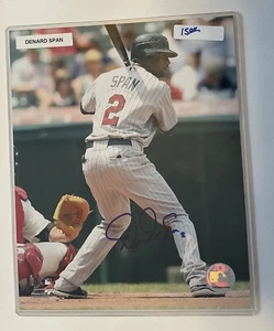 DENARD SPAN Autographed Photo 8x10 signed autograph Minnesota TWINS pose #2 MLB - Picture 1 of 1