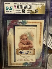 Kerri Walsh 2007 Topps Allen & Ginter's Framed Mini Autograph HGA 9.5 Gem Mint