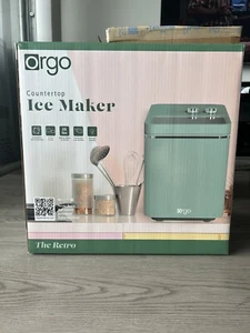 Orgo Products The Retro encimera máquina de hielo, tipo hielo en forma de bala, salvia - Imagen 1 de 7