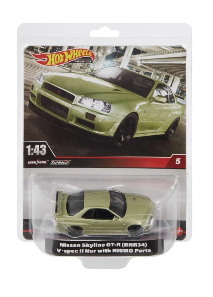 Hot Wheels Premium 1:43 Nissan Skyline Gtr R34 - Image 1 of 1