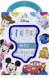 Disney Baby Early Learning 12 Board Books Kids Fun Early Learning Collection! - Picture 1 of 11