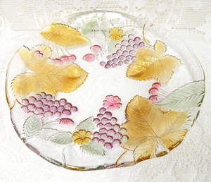 SAVOIR VIVRE Crystal CORNUCOPIA Serving Platter JAPAN Festive HOLIDAY - Picture 1 of 14