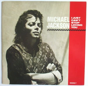 MICHAEL JACKSON - SP (7") "I JUST CAN'T STOP LOVING YOU" - Picture 1 of 2
