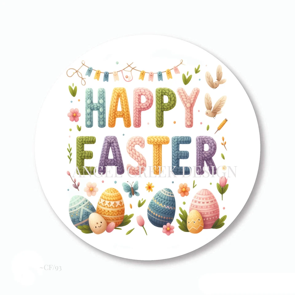 Feliz Pascua Fiesta Favores Álbum de Recortes Pegatinas Celebración de Pascua Sobre Sellos Foto 1 de 1