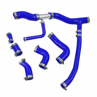 Silicone Radiateur Refroidissement Tuyau Pour Land Rover bleu Discovery 2 TD5 - Photo 1/4