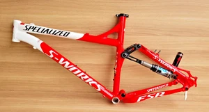 rare NOS SPECIALIZED S-WORKS M5 FSR world champion mtb frame size L DH FOX NEW - Picture 1 of 14