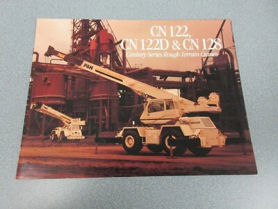 P&H CN 122, CN 122D & CN 128 Rough terrain Cranes Sales Brochure 10 Pages  - Image 1 of 4