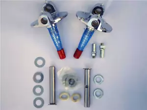 1928 - 1948 Ford CHROME Straight Axle Spindles & Kingpins Car Deluxe Street Rod - Picture 1 of 1