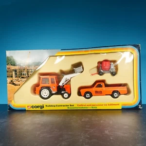 CORGI - Set Edilizia Contractor 2 - Ottime condizioni - In scatola - Corgi vintage - Foto 1 di 18