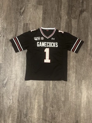 Camiseta de fútbol Under Armour University of South Carolina Gamecocks #1 XXL para hombre Foto 1 de 4