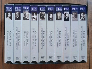 TLC Great Books Series VHS Box Set Complete Collection of 10 Lot RARE MOBY DICK  - Imagen 1 de 7
