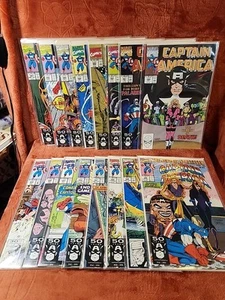 MARVEL COMICS. 1990 Captain America. Books 380-395 (16) Pristine - Picture 1 of 19