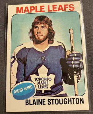 Blaine Stoughton 1975-76 Topps #265 Toronto Maple Leafs - Image 1 of 2