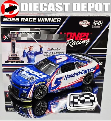 KYLE LARSON 2025 BRISTOL WIN RACED 版本 HENDRICKCARS.COM 1/24 ARC 压铸 — 第 1/4 张图片