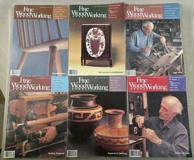 Taunton's Fine Woodworking Magazine 1985 Complete Year 6 Issues Foto 1 de 4