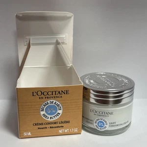 L'OCCITANE Shea Butter Light Comforting Moisturizing Face Cream 50ml *NEW* - Picture 1 of 4