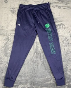 Under Armour Men's L Navy Blue Notre Dame Loose Fit Sweatpants - Picture 1 of 11