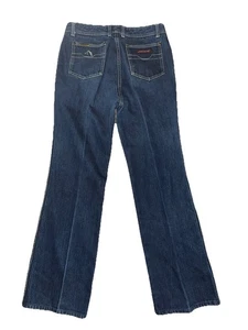 Vintage Jordache Jeans Herren 34 L blau Denim gerades Bein Pferdekopf 80er Western - Bild 1 von 10