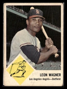 1963 Fleer #21 Leon Wagner - VG - (MK) - Picture 1 of 2