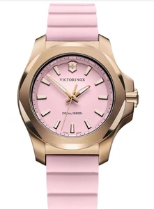 Victorinox Swiss Army Women's Watch I.N.O.X. V Gold Case Pink Dial 241807 - Picture 1 of 5