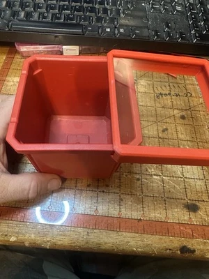 Milwaukee Packout Bin Covers with window - Slide On | Packout Accessories (RED) - Image 1 of 4