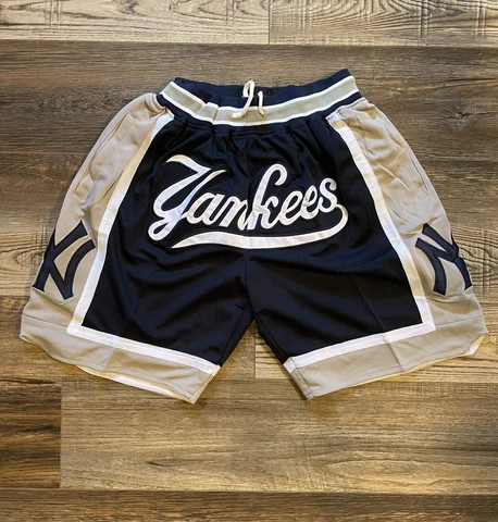 New York Yankees Summer City Baseball Retro Navy Shorts Brand New Stitched Cover