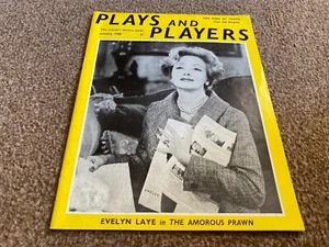 PLAYS AND PLAYERS MAGAZINE 1960 JAN EVELYN LAYE. BERNARD MILES. JOHN JUSTIN - Picture 1 of 1
