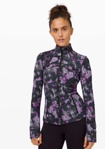 Lululemon Define Jacket Luxtreme Size 4 Floral Shift Multi $118 EUC - Picture 1 of 9