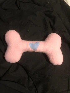 Fursuit bone prop pink with blue heart  - Picture 1 of 2