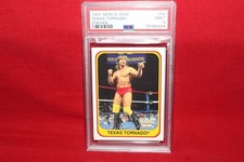 1991 Merlin WWF Texas Tornado Kerry Von Erich #56 Italian Wrestling Card PSA 9