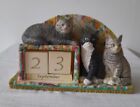 Lesley Anne Ivory Cats - Desktop Calendar / Ornament