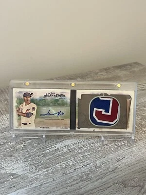 2018 Topps Allen & Ginter Addison Russell Cubs Auto Gu Booklet /10 Sick Patch!! - Image 1 of 4